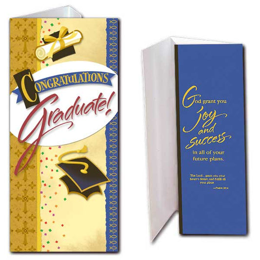 Great to share with your friend or loved ones graduation. Special money holder size, 3 3/4 x 7 1/4 with matching envelope.