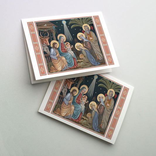 Adoration of Magi at the Stable - Christmas Classics Miracle Card