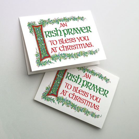 An Irish Prayer - Miracle of Christmas Irish Card