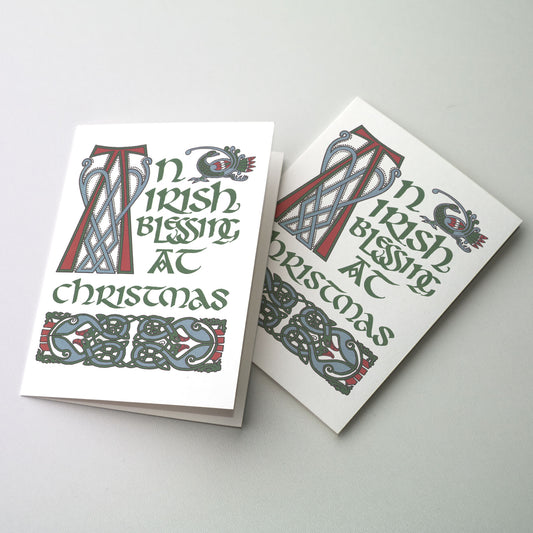 An Irish Blessing at Christmas - Miracle of Christmas Irish Card Personalized