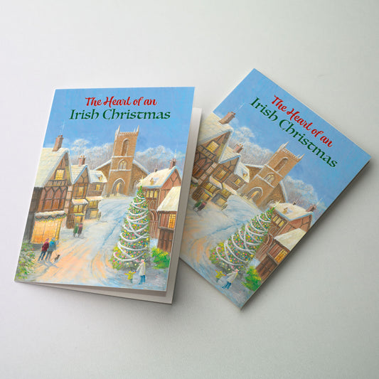 The Heart of an Irish Christmas - Irish Christmas Card Personalized