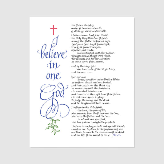 Nicene Creed - Print