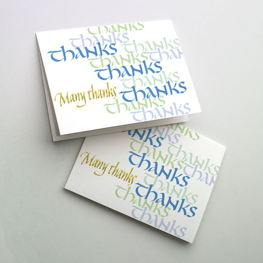 Many Thanks - Thank You Card