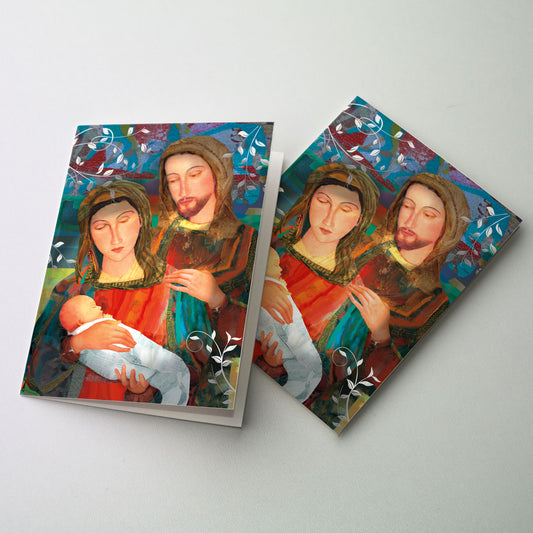 Holy Family - Mike Torevell - Splendor of Christmas Card Personalized