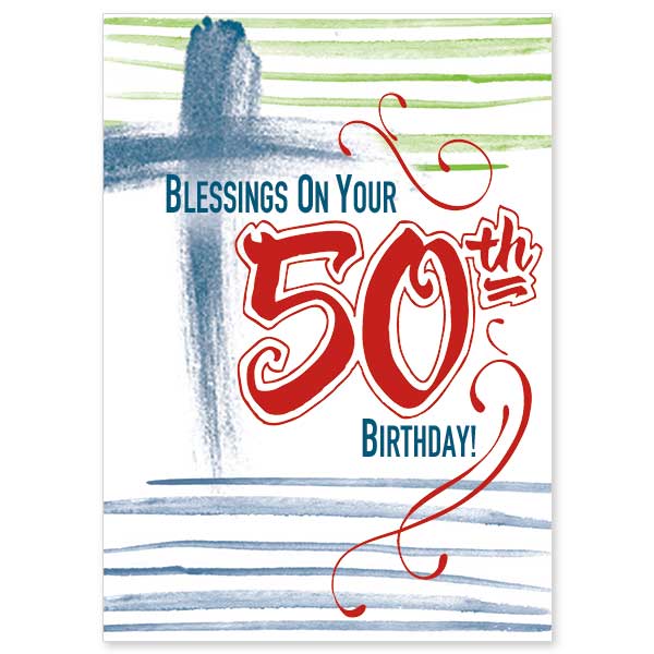 Blessings On Your 50th Birthday! 50th Birthday Card