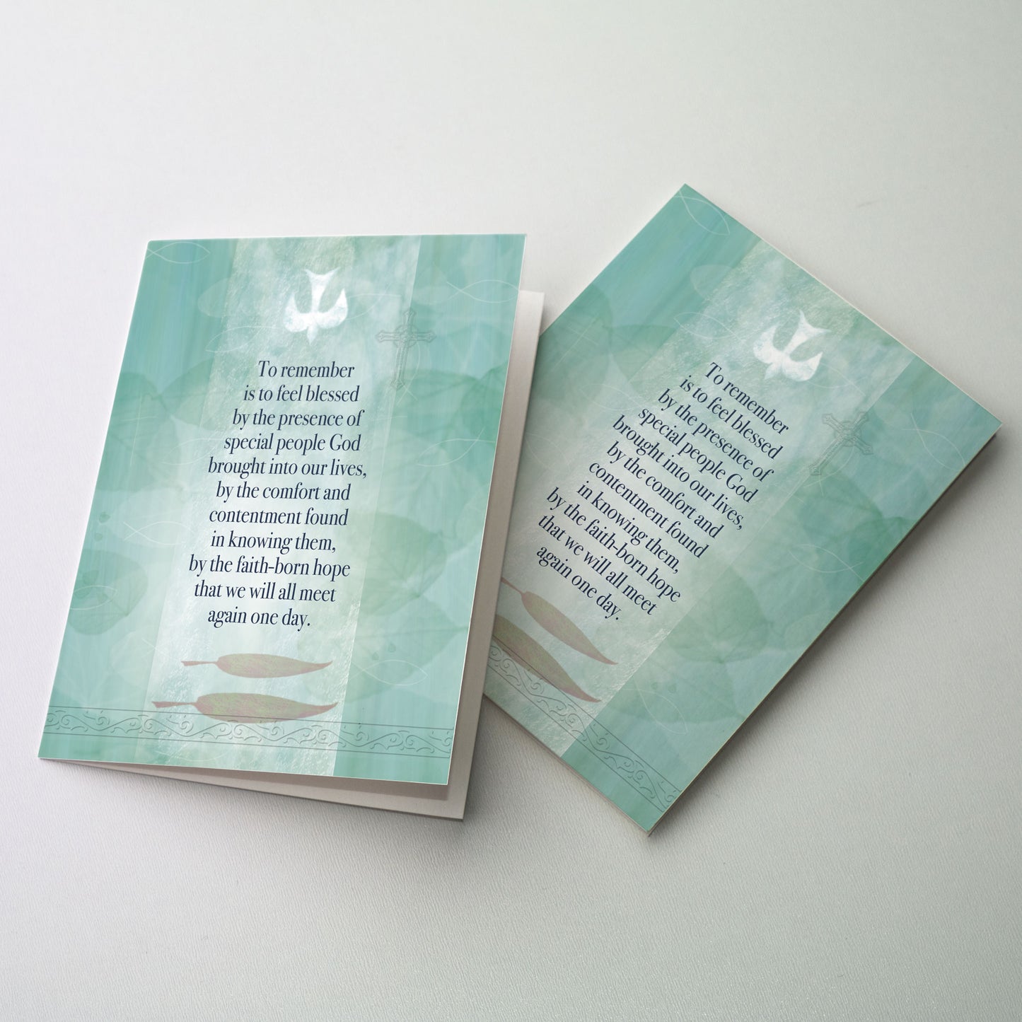 To Remember Is to Feel Blessed - Sympathy Card