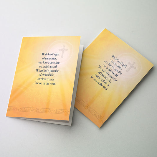 With God's Gift of Memories - Sympathy Card
