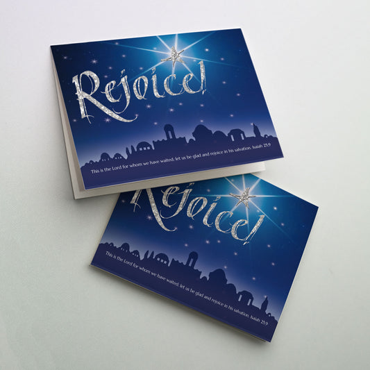 Rejoice - Majesty of Christmas Card Personalized