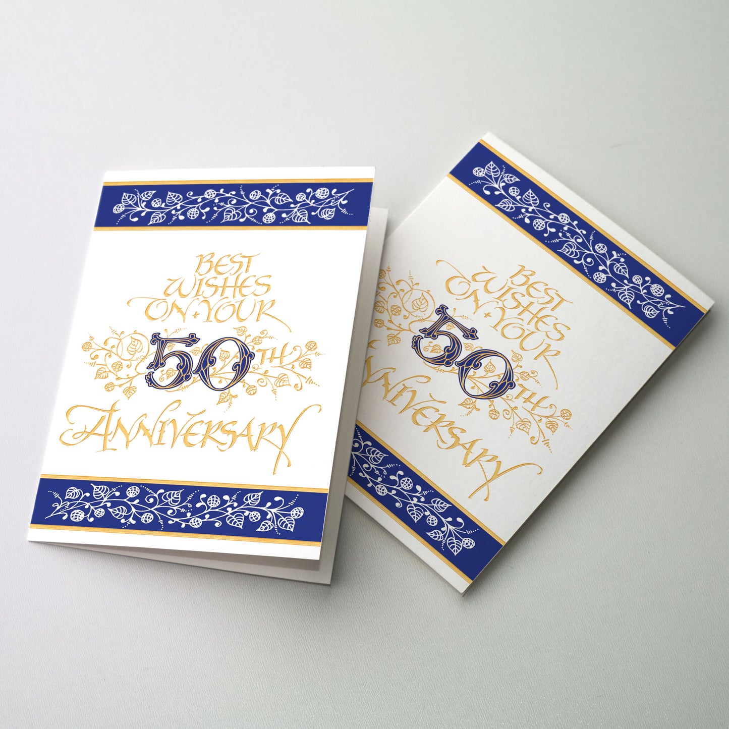 Best Wishes on Your 50th Anniversary - General Anniversary Card