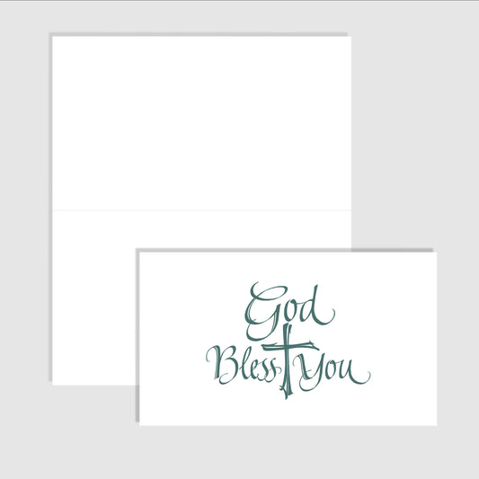 God Bless You - Folded Notes