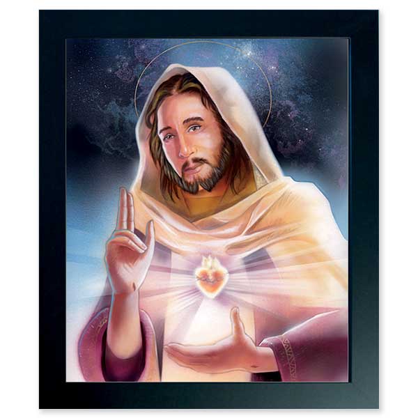Painting of the Sacred Heart of Jesus by Robert Furman