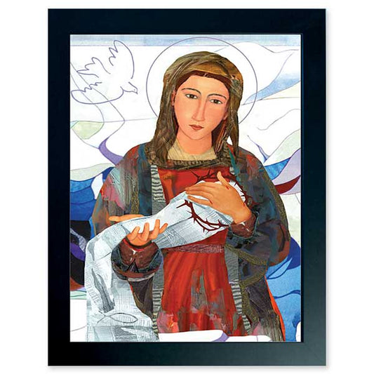 Painting of the Immaculate Heart of Mary by Mike Torevell
