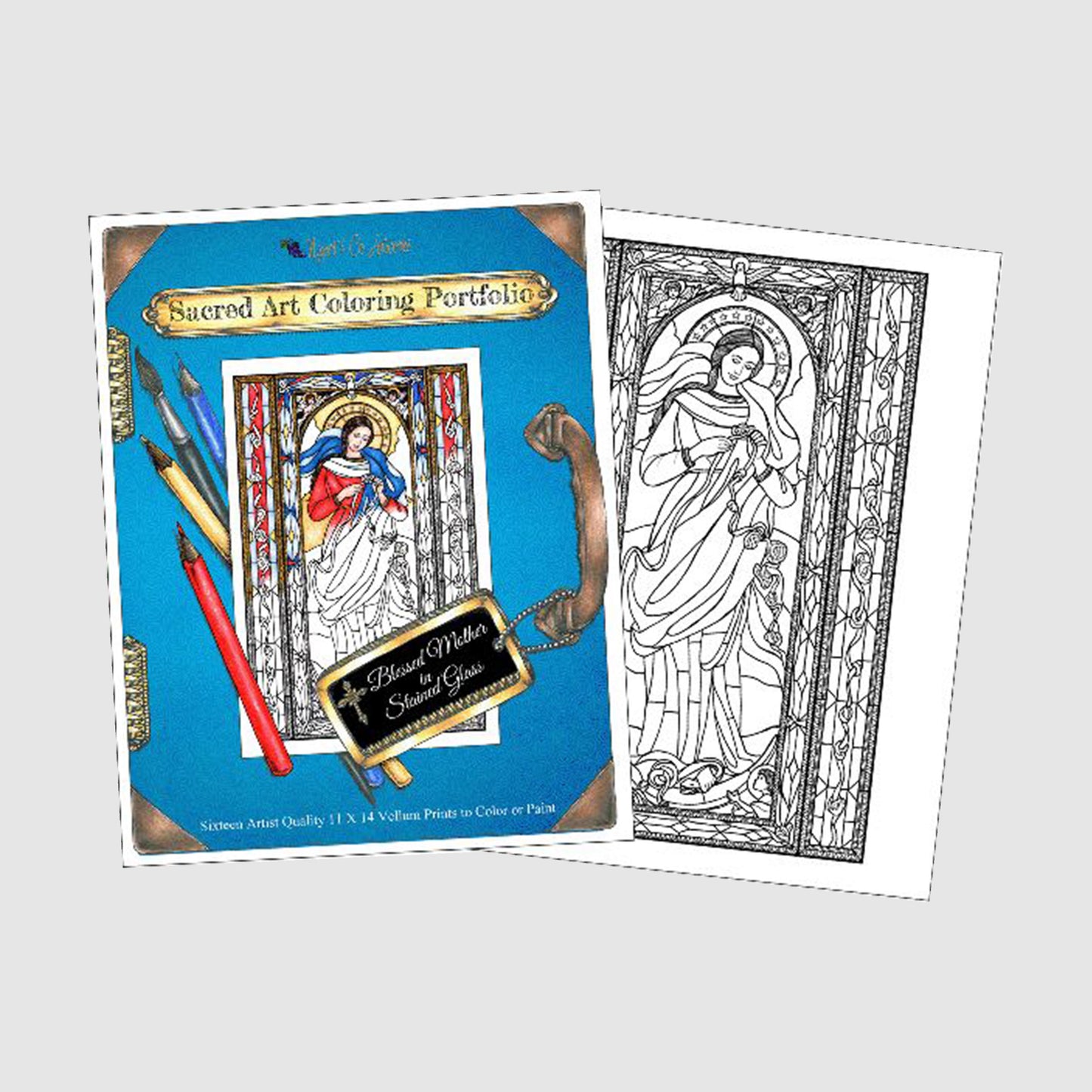 Color or Paint: Blessed Mother - Coloring Portfolio