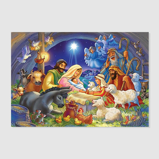 Baby In the Manger 100 Puzzle Piece