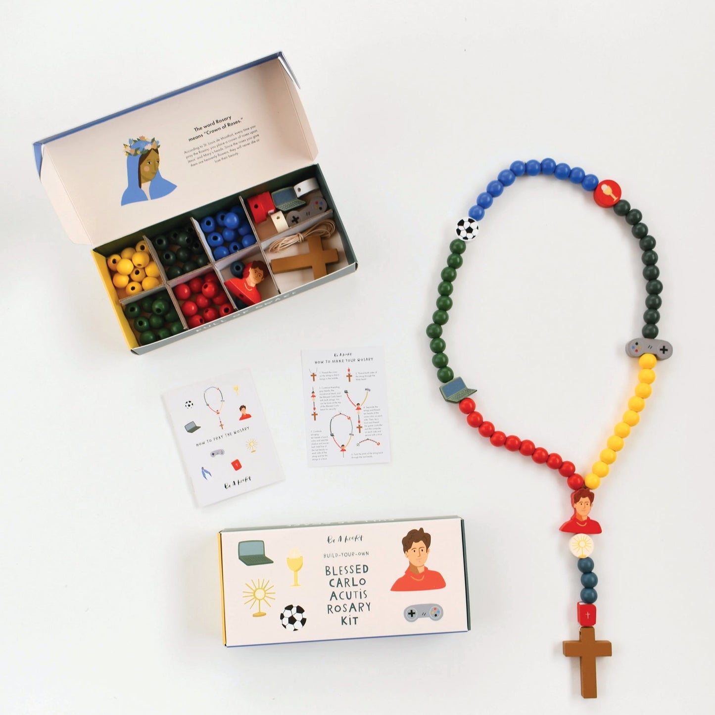 Blessed Carlo Acutis Rosary Kit