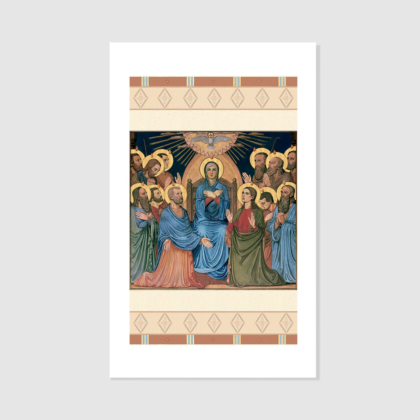 Descent of the Holy Spirit - Holy Card