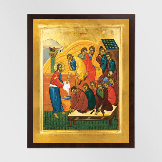 The Washing of the Feet - Icon Reproduction