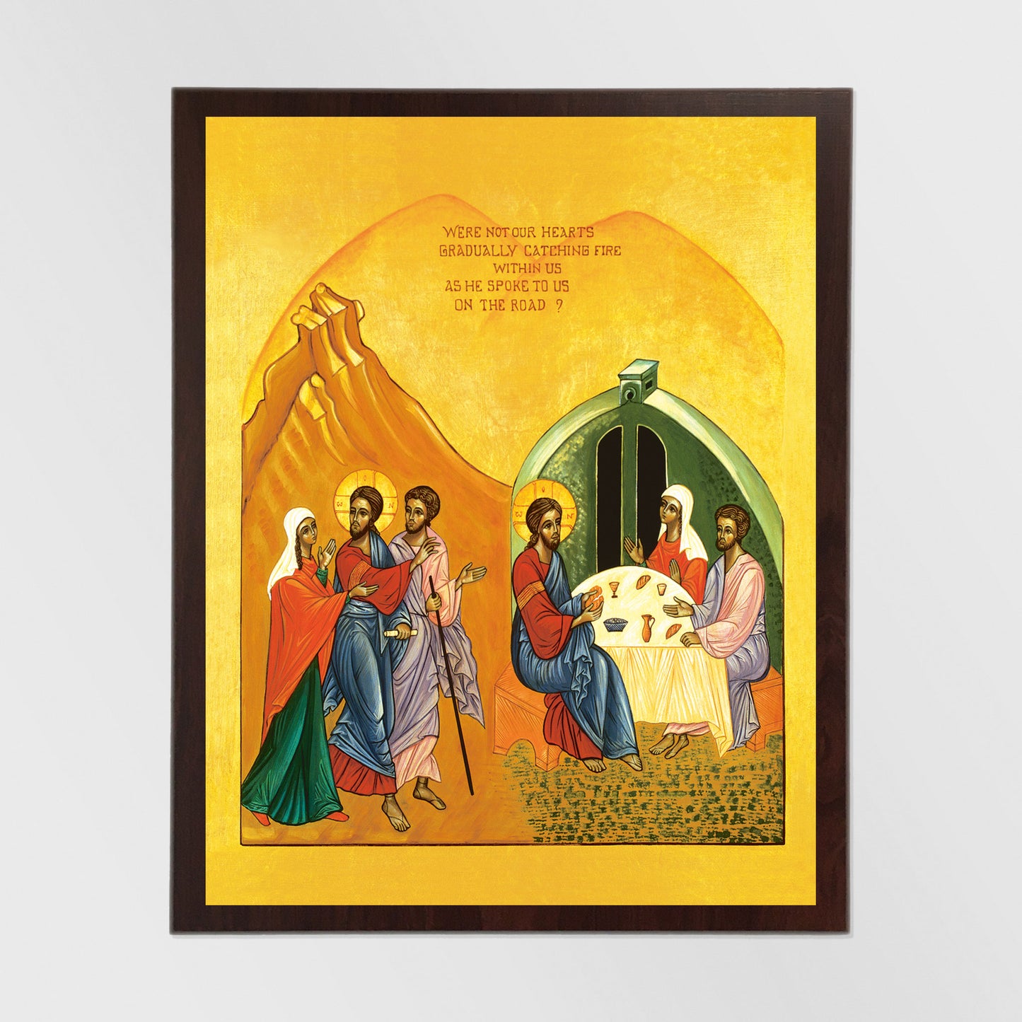 The Road to Emmaus - Icon Reproduction