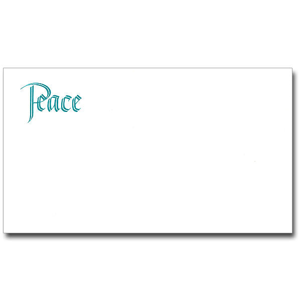 Do you write notes almost everyday or know someone who does? Then these note cards are for you to use or give to a friend. Printed on sturdy white paper and blank except for the design in the upper left corner and our copyright in small print on the back, the cards measure 3 1/2&quot; x 6&quot; and have specially lined envelopes. 