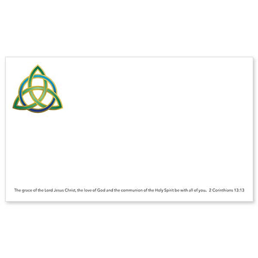 Christians use the triquetra symbol to represent the eternal unity of the Holy Trinity; Father, Son, and Holy Spirit.