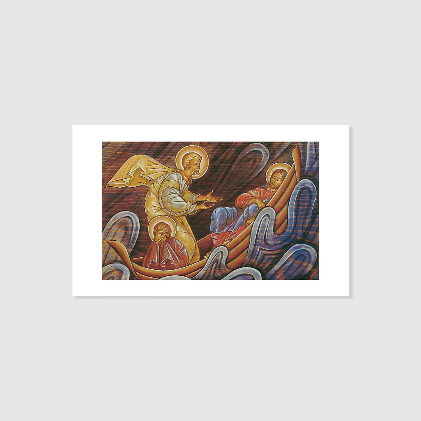 Storm on the Sea of Galilee - Icon Holy Card