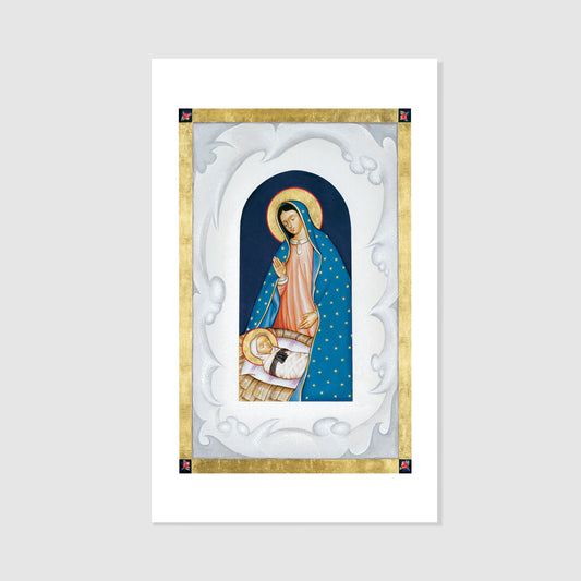 Roses in December - Icon Holy Card