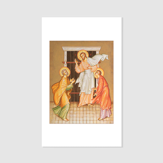 Peace Be With You - Icon Holy Card