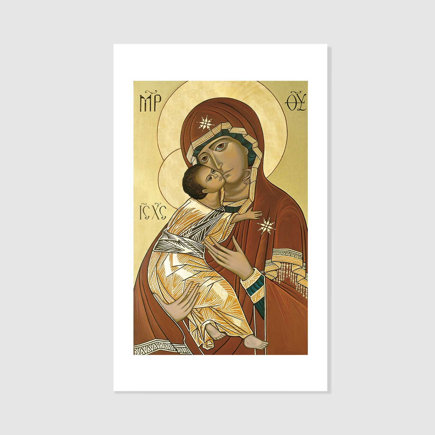 Our Lady of Vladimir - Icon Holy Card