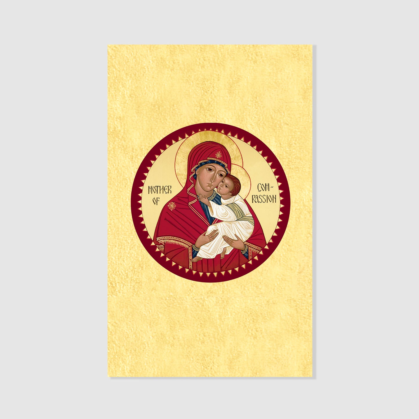 Our Mother of Compassion - Icon Holy Card