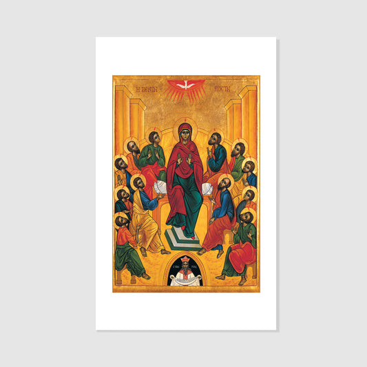 Pentecost - Icon Holy Card