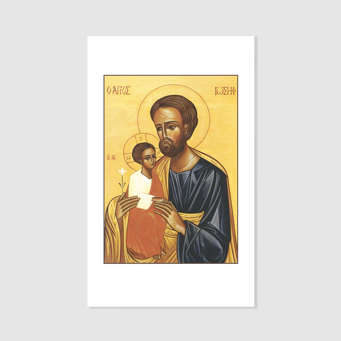 St. Joseph - Icon Holy Card