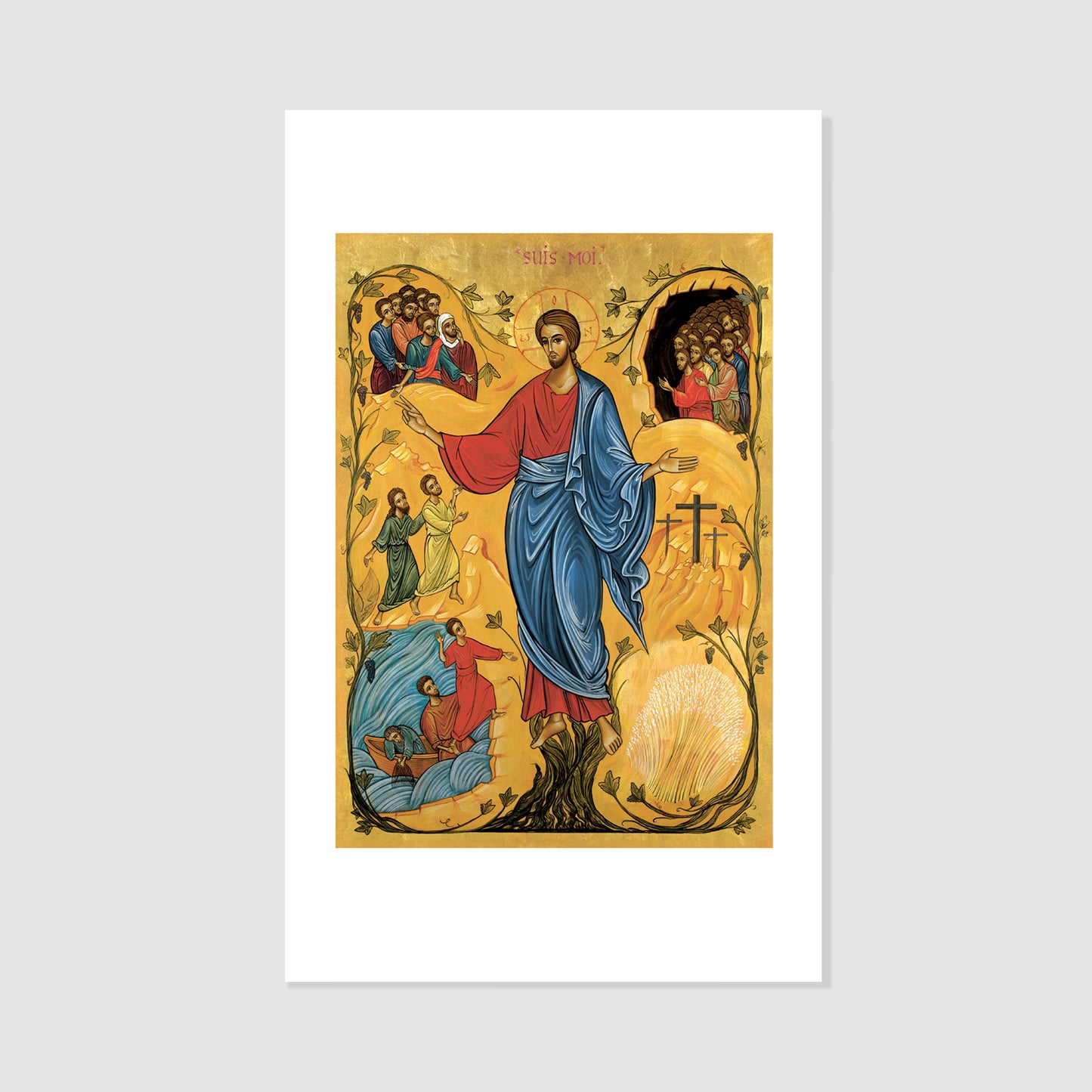 Follow Me - Icon Holy Card