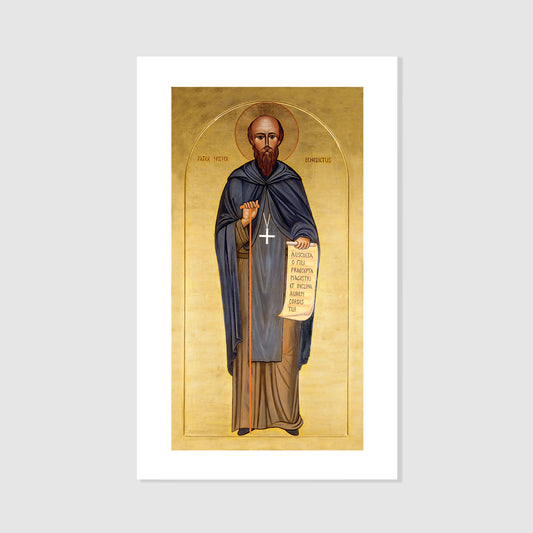 Our Father Benedict - Icon Holy Card