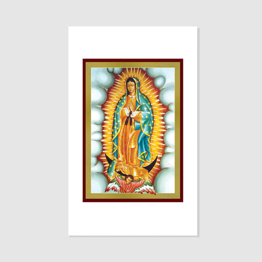 Our Lady of Guadalupe - Icon Holy Card