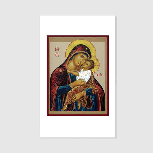 Mother of Tenderness - Icon Holy Card