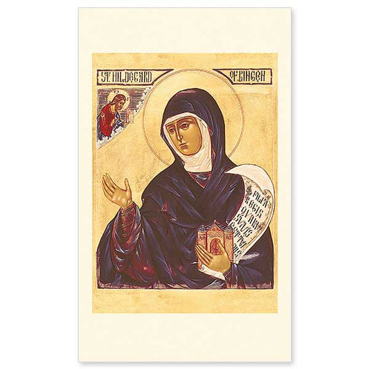 Saint Hildegard, though born weak and sickly in 1098, became one of the most well-known women of the middle ages. A writer, poet, composer and founder of a Benedictine community, her creation-centered spirituality is more in tune with the 21st century than with the 12th.