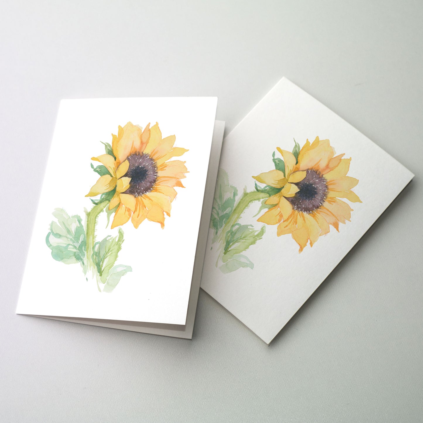 Watercolor Sunflower - Petite Note