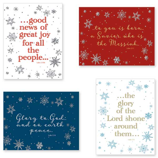 Christmas Snowflakes Petite Note assortment