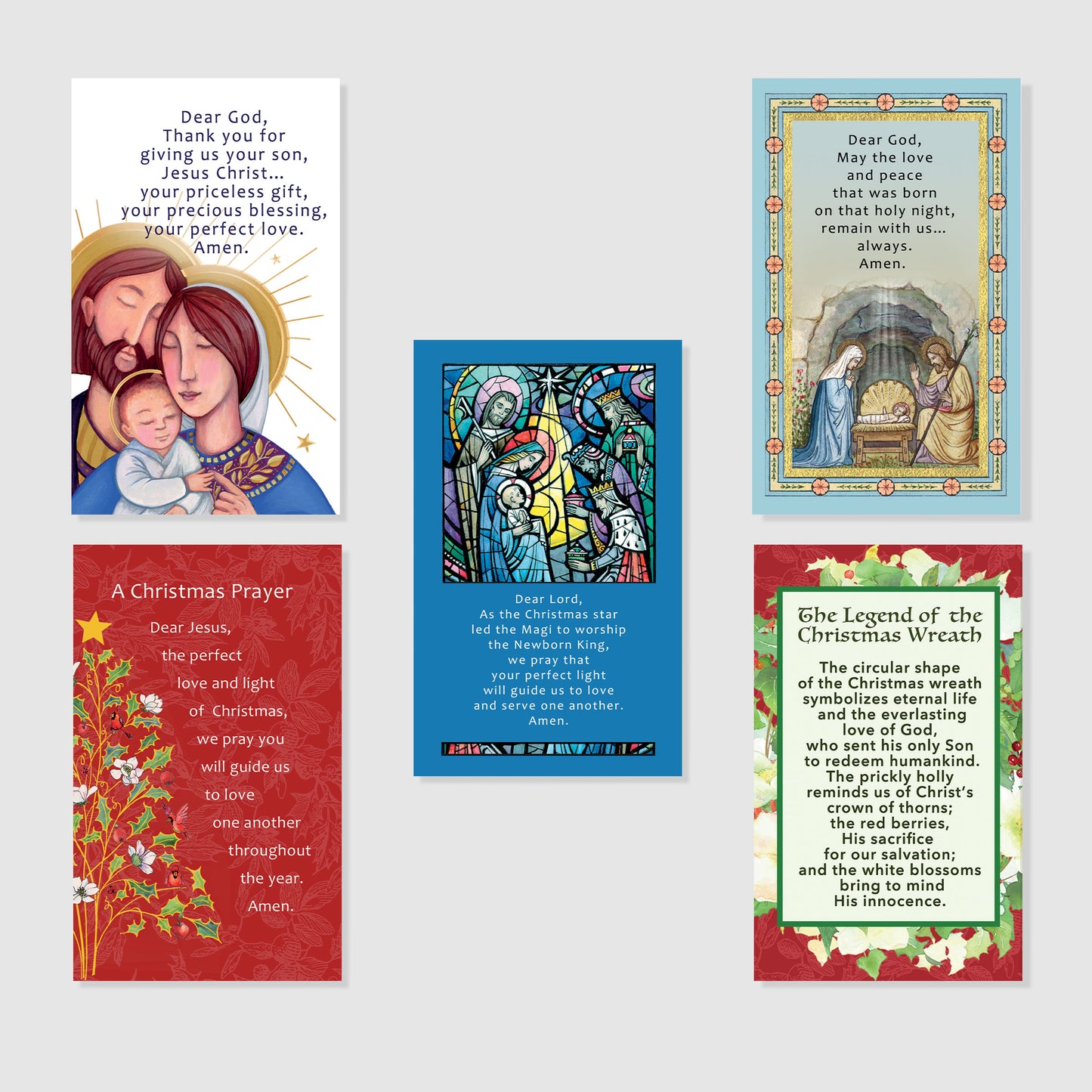 Christmas Prayer Card Assortment - Assorted Prayer Cards