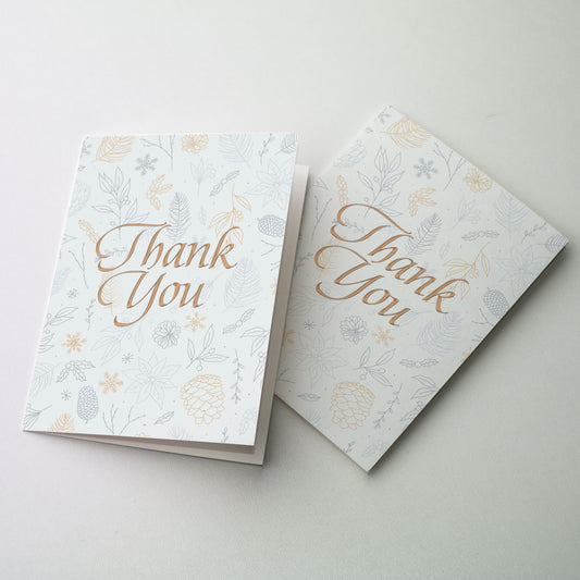 Rose Gold Thank You Fall Thank You Notes