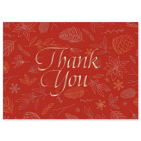 Red Thank You Fall Thank You Notes – Altar + Home