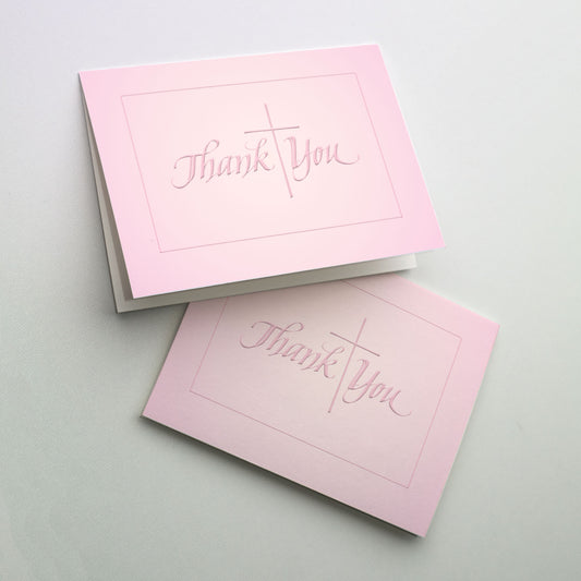 Spring Pink - Thank You Note