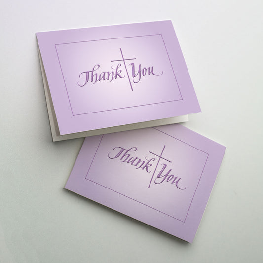 Spring Lavender - Thank You Note