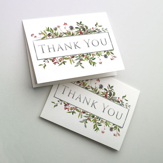 Thank You - Christmas Thank You Note