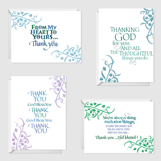 Feeling Blessed - Foiled Thank You Note Assortment